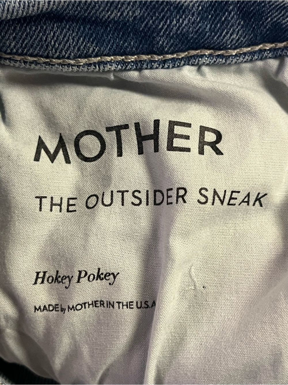 MOTHER JEANS ( The Outsider Sneak ) ๐๐๐๐๐๐๐๐๐๐๐๐ - Picture 2 of 7